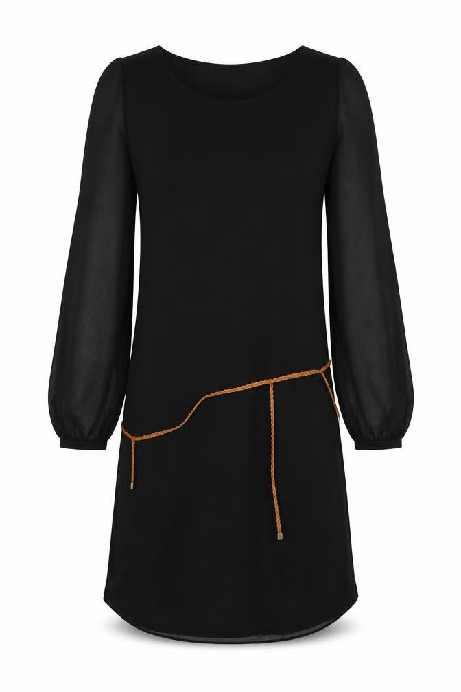 Atmosphere Womens Black  Rayon T-Shirt Dress  Size M