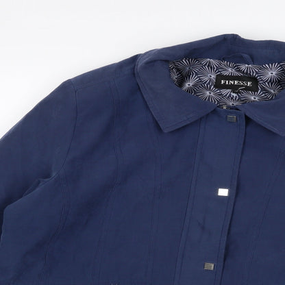 Finesse Womens Blue   Jacket  Size 16