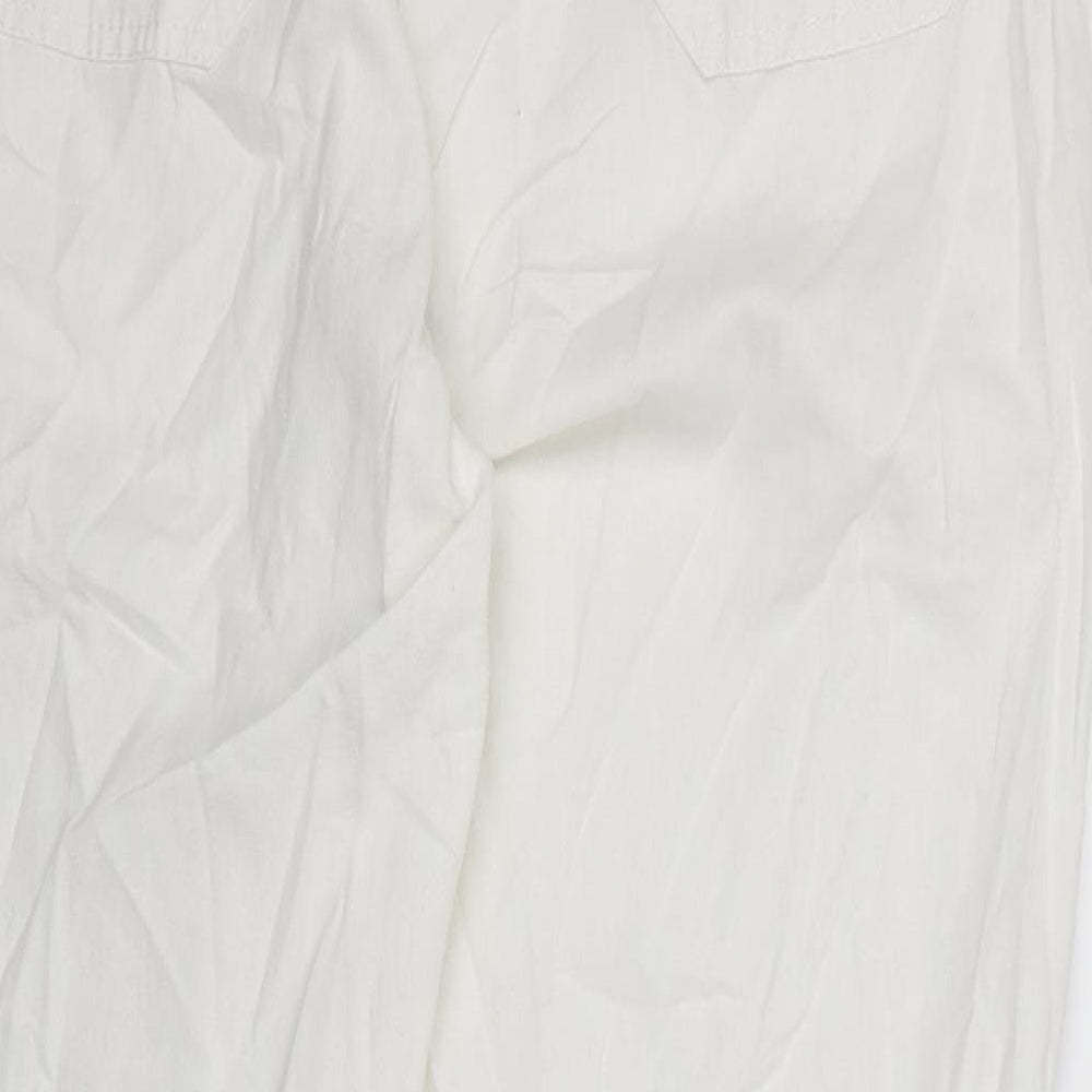TU Womens White   Trousers  Size 44 L31 in