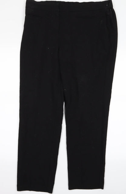 Bonmarché bonmrache Womens Black Trousers Size 16 L23 in