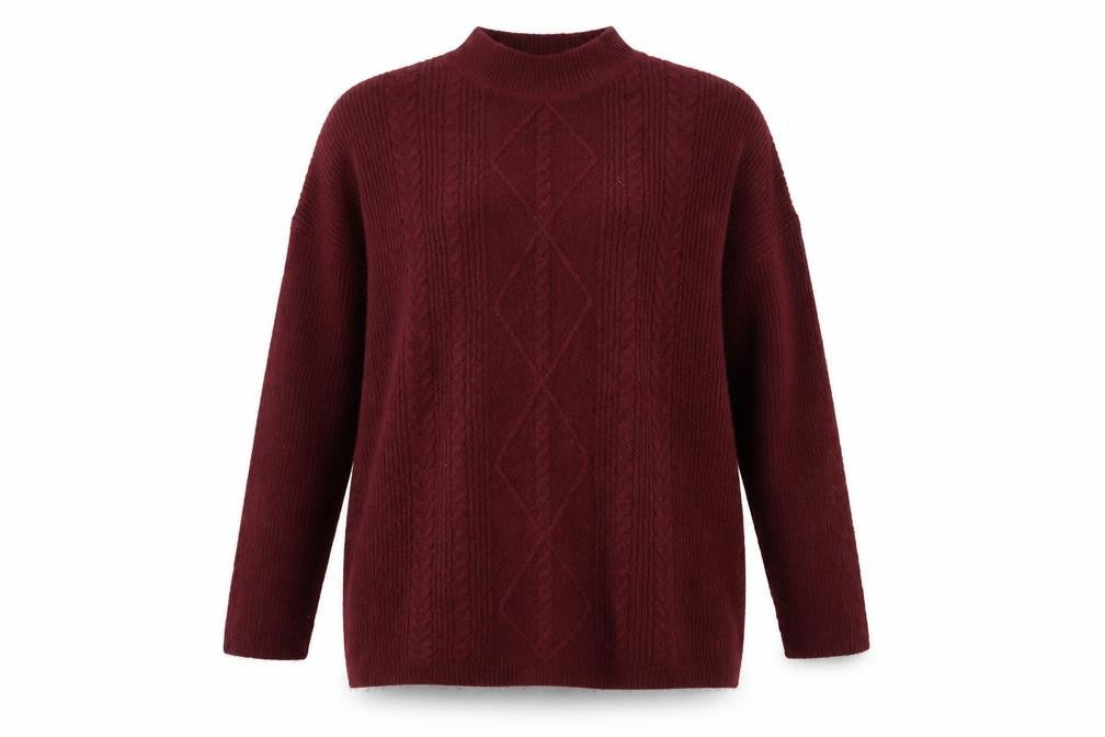 Peacocks Womens Red   Pullover Jumper Size L