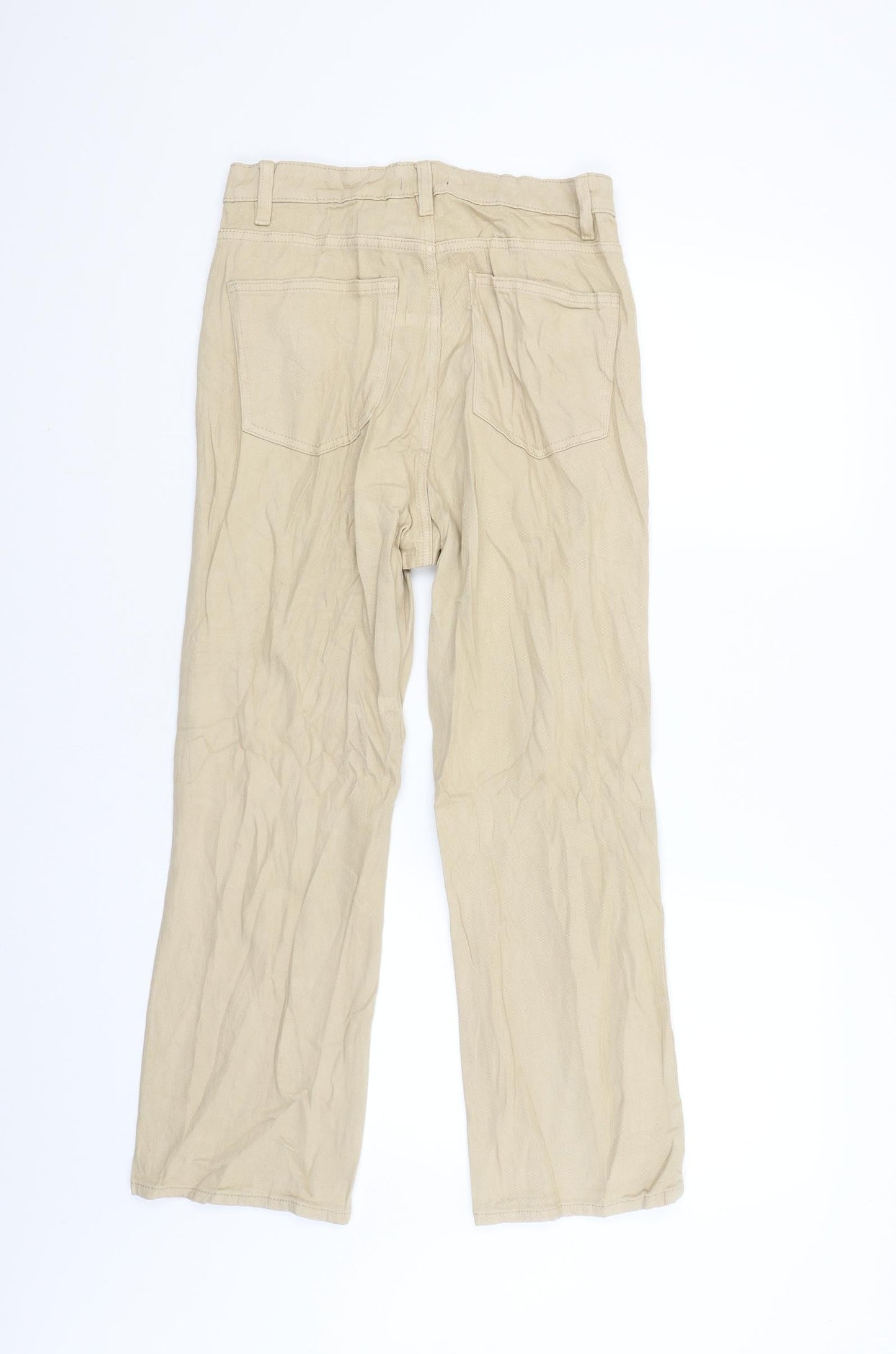 Lindex Womens Beige   Chino Trousers Size 12 L26 in