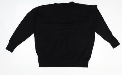 Capsule Womens Black Pullover Jumper Size 16