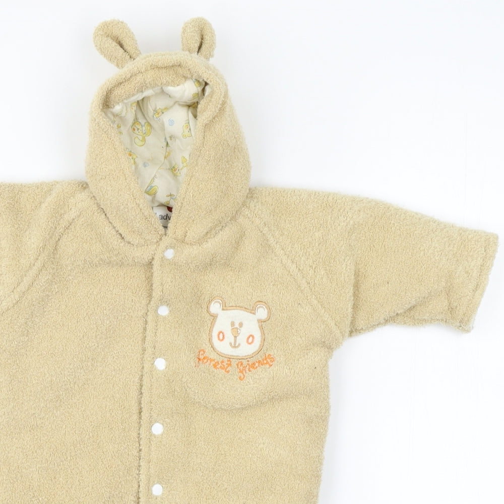 Ladybird Baby Brown   Babygrow One-Piece Size 0-3 Months  - bear