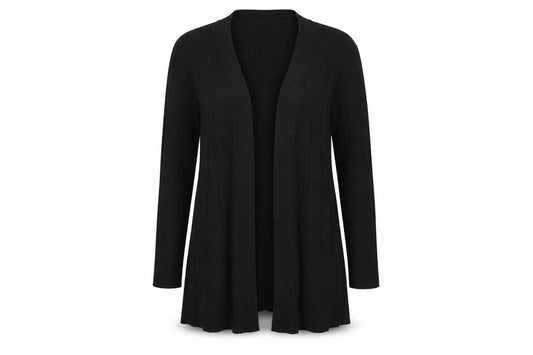 Bonmarché Womens Black Cardigan Jumper Size M