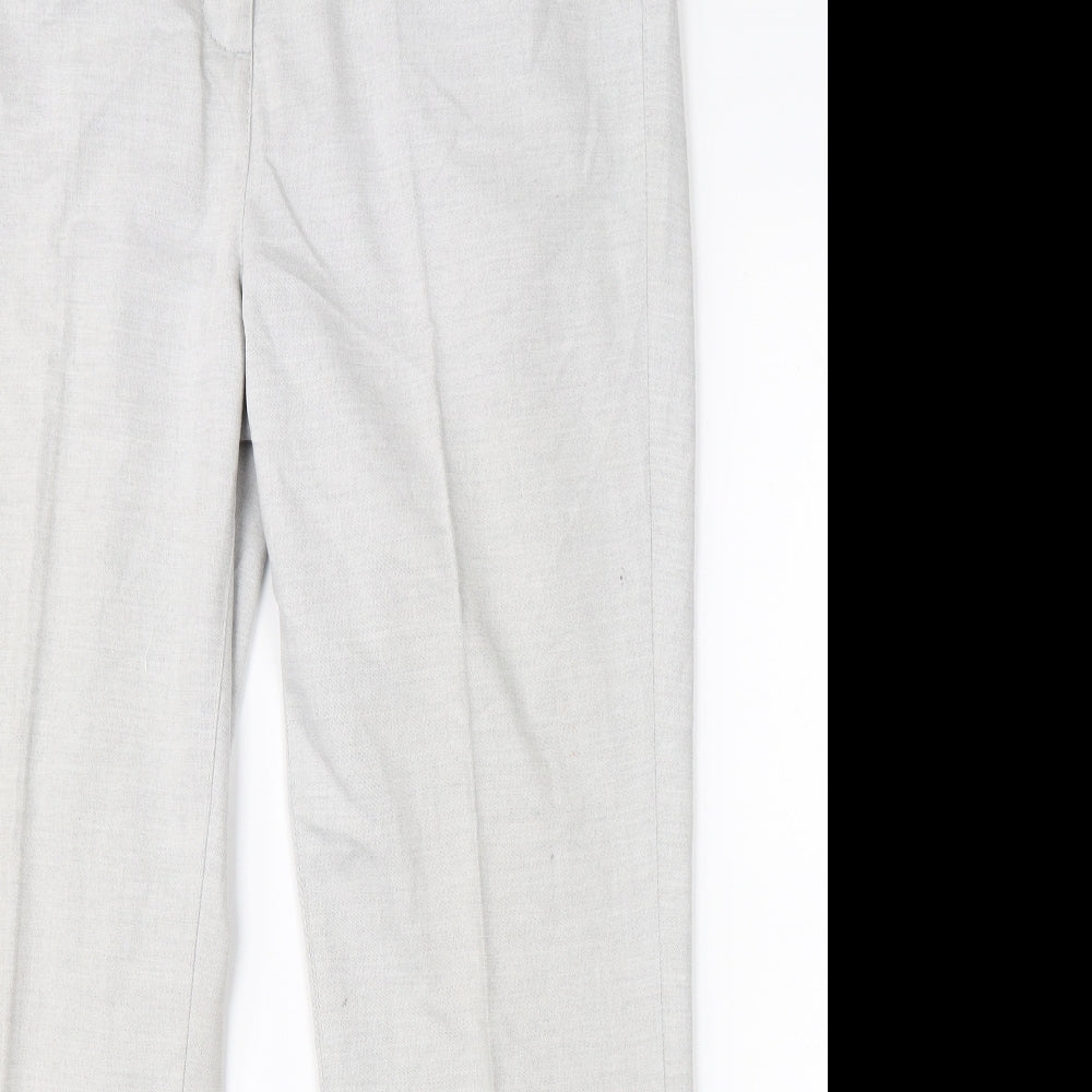 Per Una Womens Grey   Trousers  Size 14 L26 in