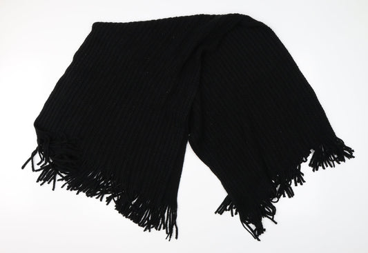 Preworn Womens Black    Scarf