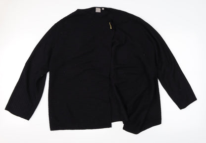 Tu Womens Black   Cardigan Jumper Size 12