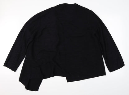 Tu Womens Black   Cardigan Jumper Size 12