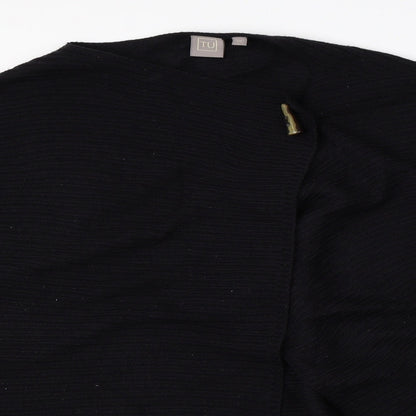 Tu Womens Black   Cardigan Jumper Size 12