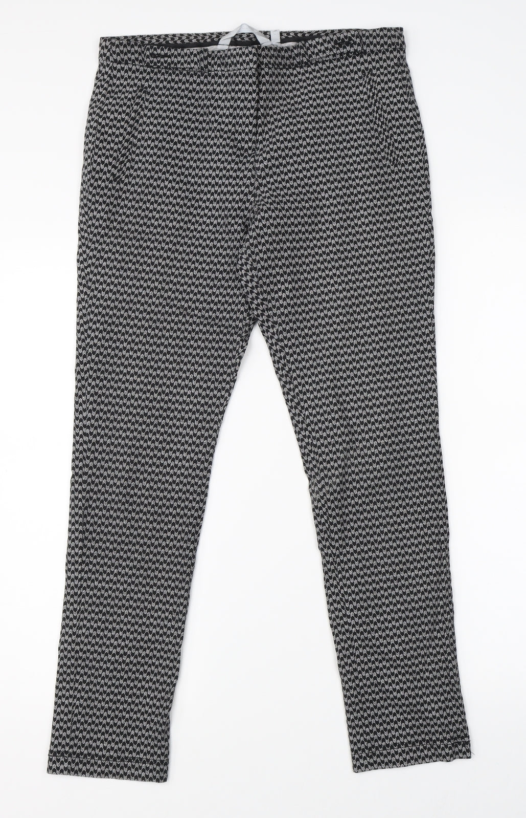 Red Herring Womens Multicoloured Herringbone  Trousers  Size 12 L25 in
