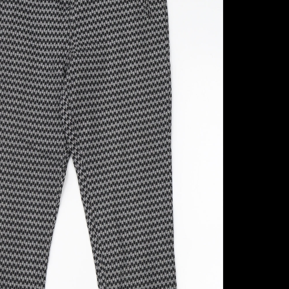 Red Herring Womens Multicoloured Herringbone  Trousers  Size 12 L25 in