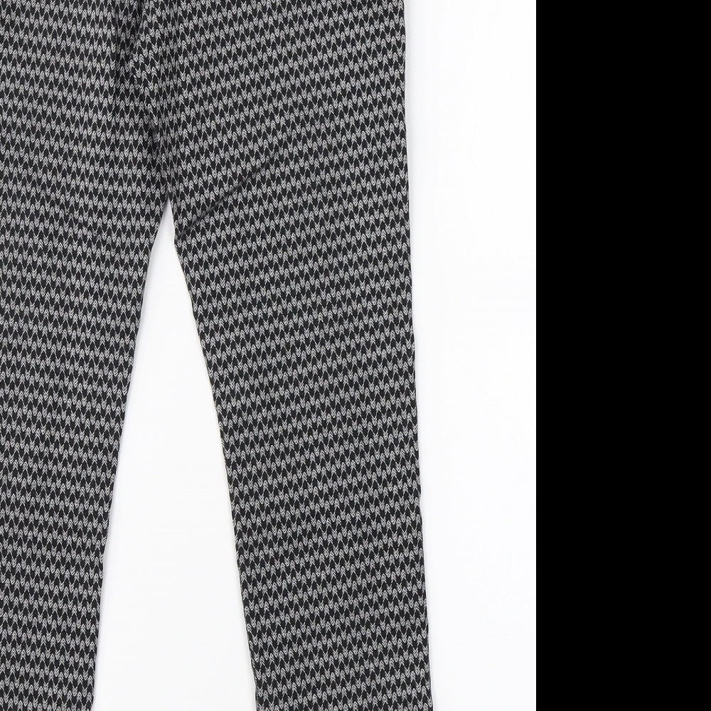 Red Herring Womens Multicoloured Herringbone  Trousers  Size 12 L25 in