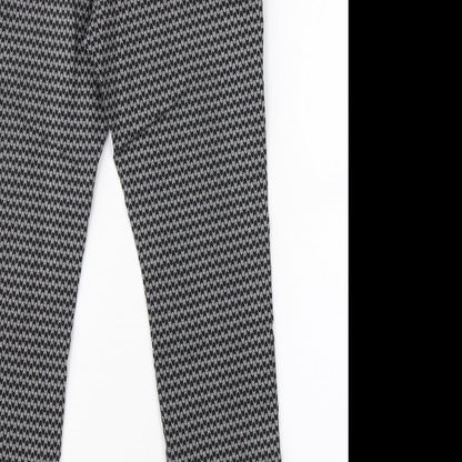 Brand and care label for Red Herring women’s multicoloured herringbone trousers, size UK 12, 25-inch leg