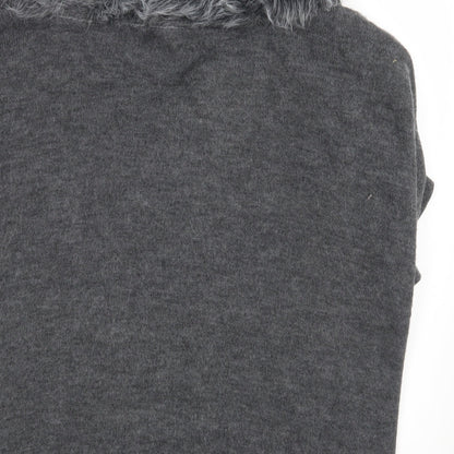 Marks & Spencer Womens Grey   Wrap Jumper One Size