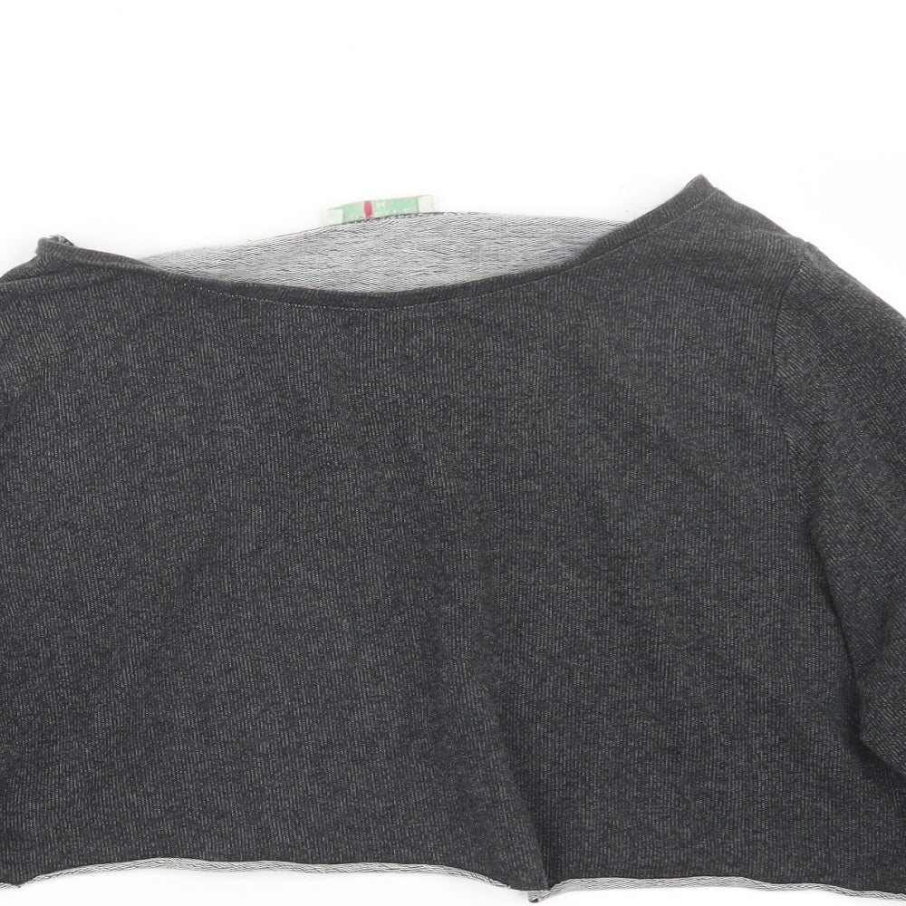 M LIFE Womens Grey   Pullover Jumper Size M  - Cropped
