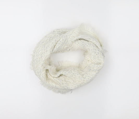 Preworn Womens White    Scarf   - Infinity Scarf