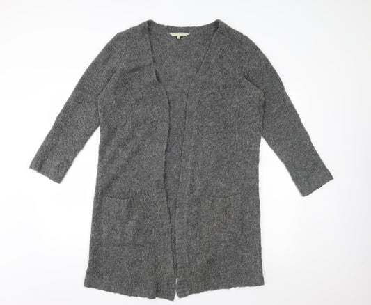 VRS Womens Grey  Knit Cardigan Jumper Size M