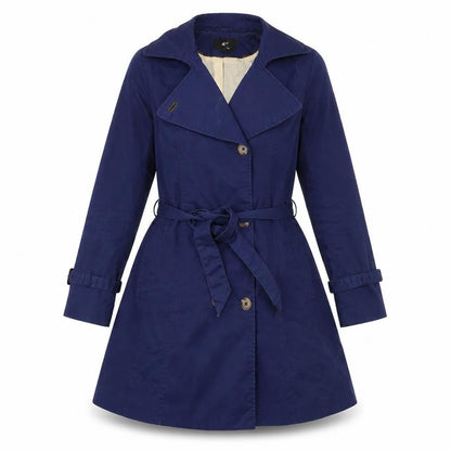 H&M Womens Blue   Overcoat Coat Size 10