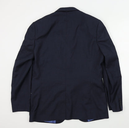 George Mens Blue   Jacket Suit Jacket Size 42