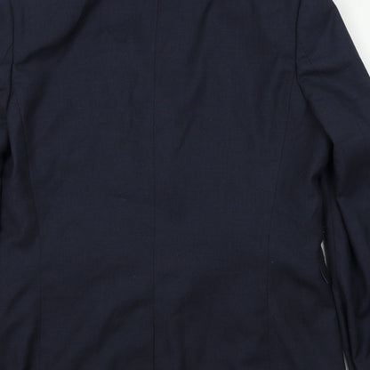 George Mens Blue   Jacket Suit Jacket Size 42