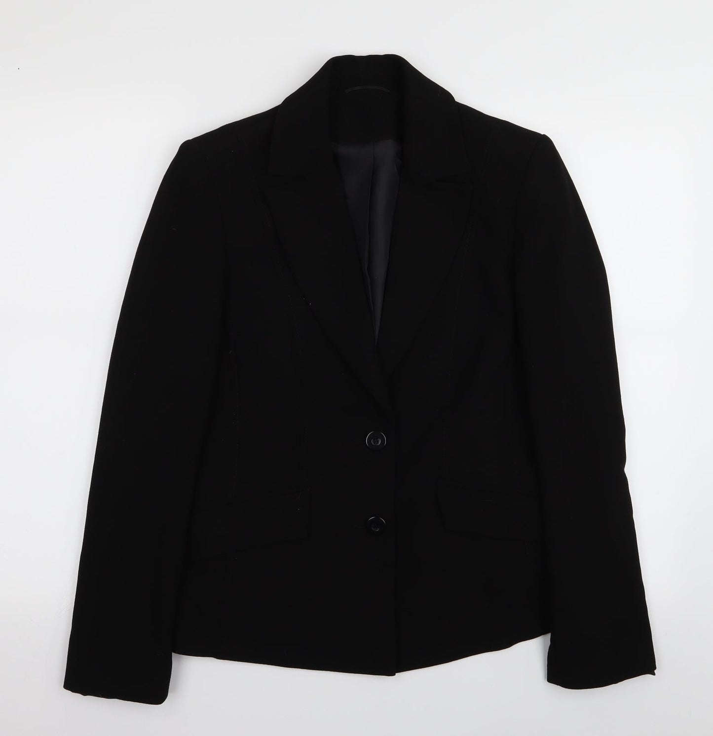 Preworn Womens Black   Jacket Blazer Size 12