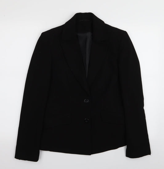 Preworn Womens Black   Jacket Blazer Size 12