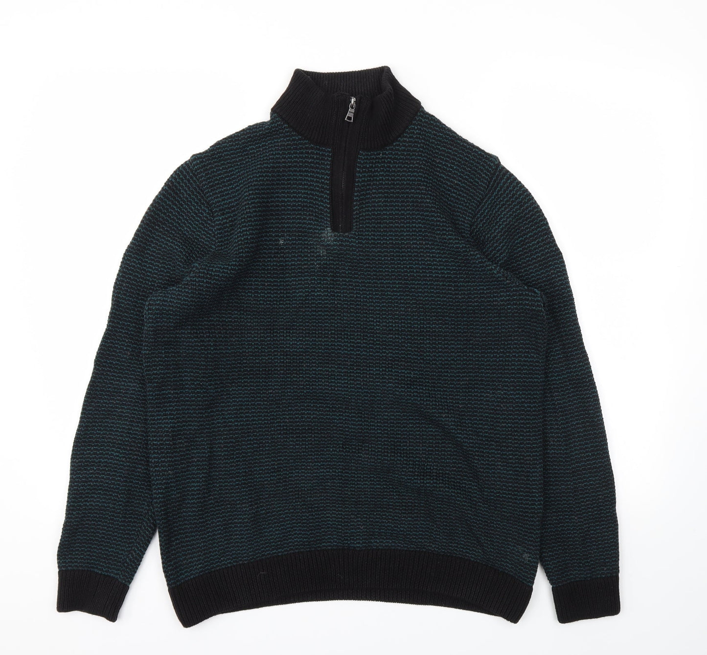 M&S Mens Blue   Pullover Hoodie Size M