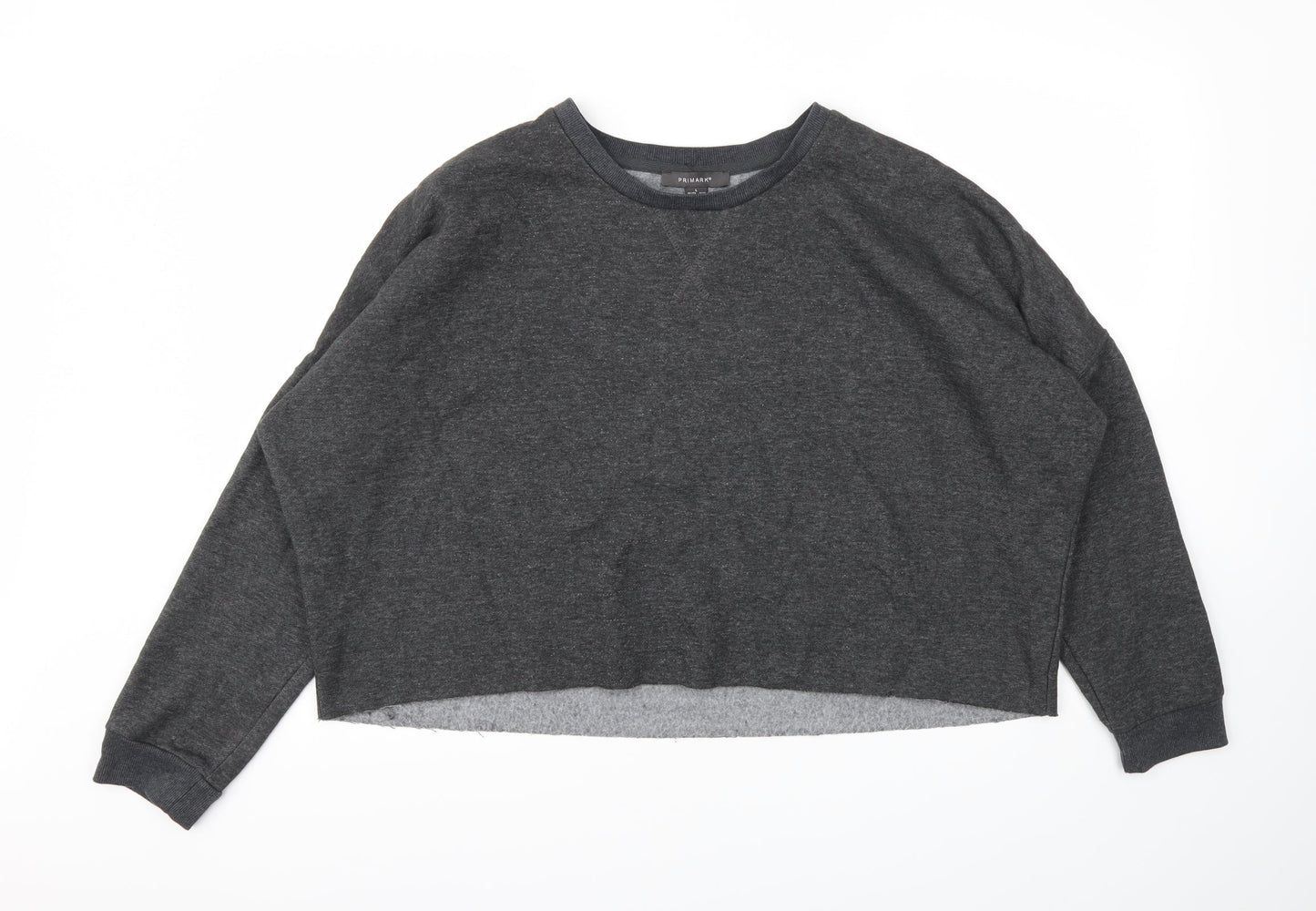 Primark Womens Grey   Pullover Hoodie Size L