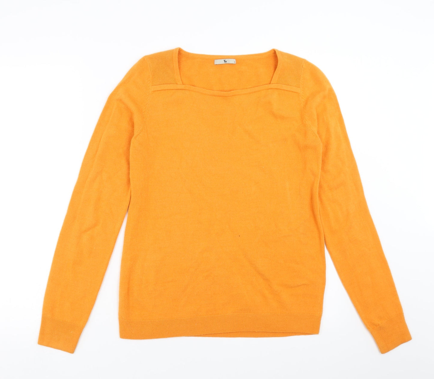 Sainsburys  Womens Orange   Pullover Jumper Size 10