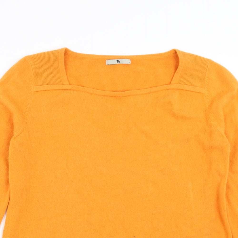 Sainsburys  Womens Orange   Pullover Jumper Size 10