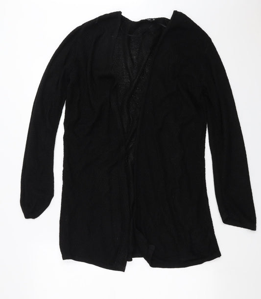 Mia Moda Womens Black   Cardigan Jumper Size M