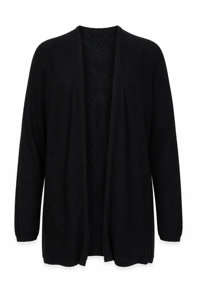 Mia Moda Womens Black   Cardigan Jumper Size M