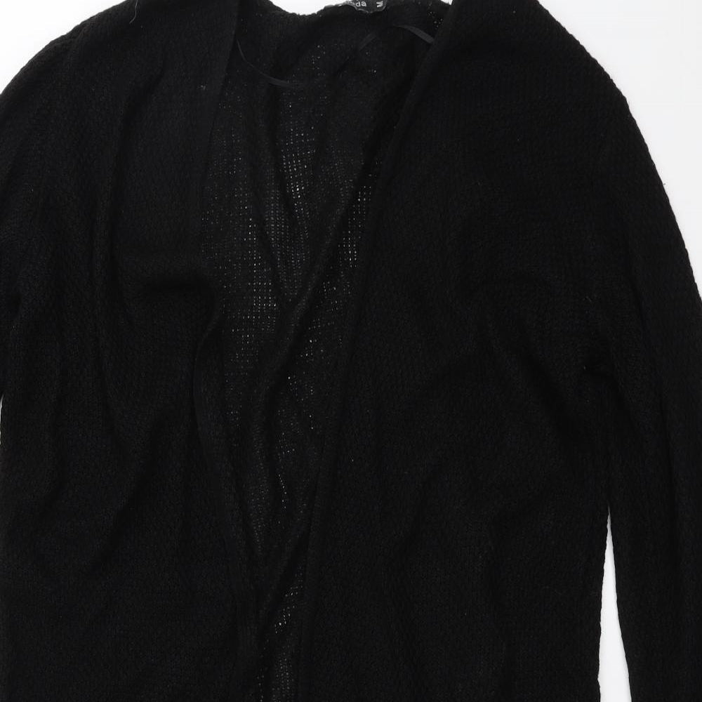 Mia Moda Womens Black   Cardigan Jumper Size M