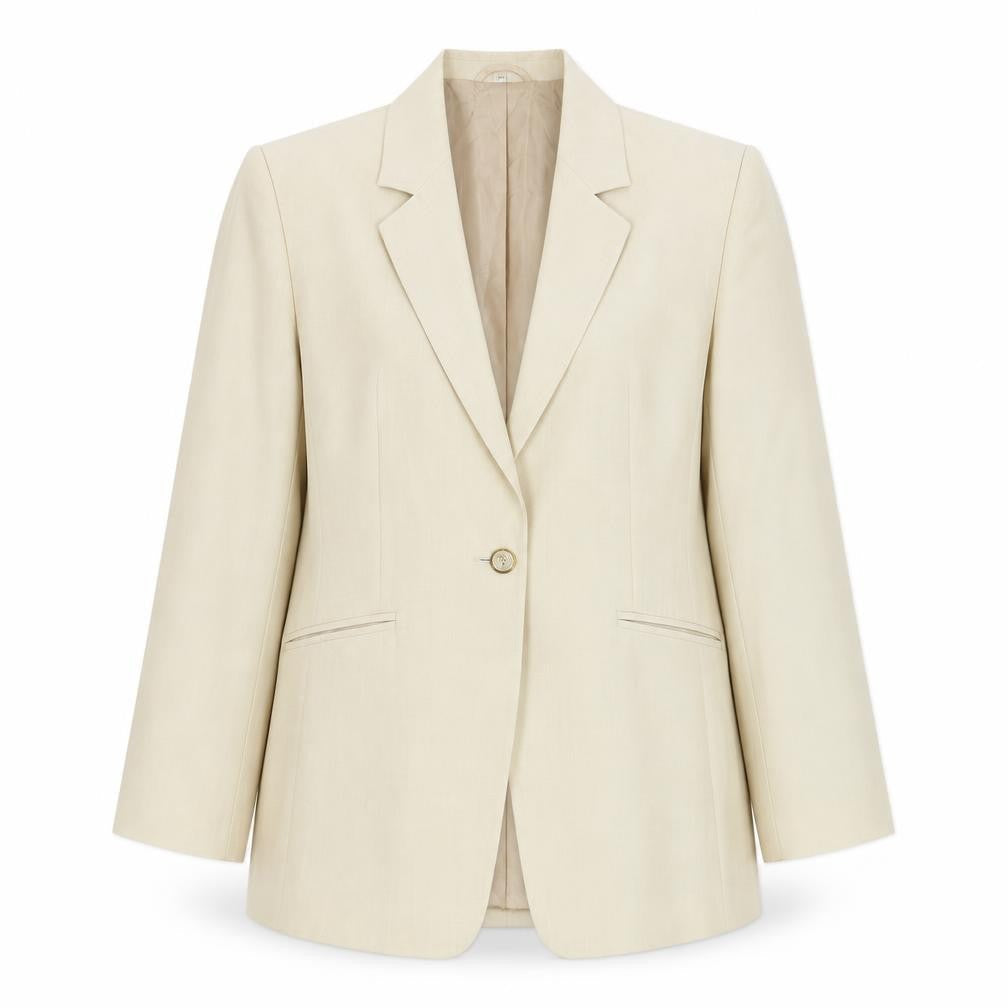 Bianca Womens Yellow   Jacket Suit Jacket Size 12