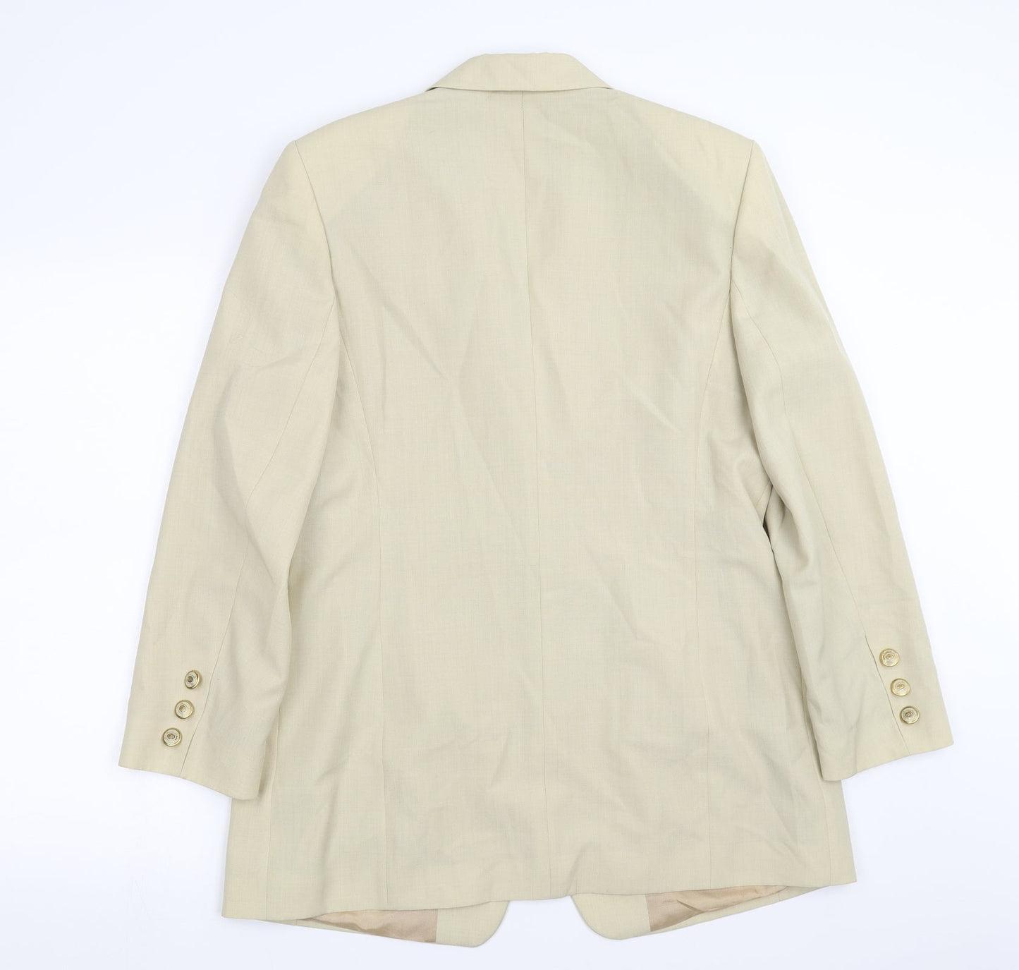 Bianca Womens Yellow   Jacket Suit Jacket Size 12