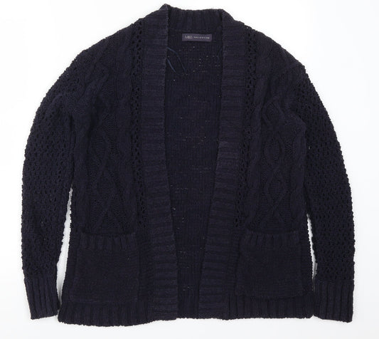 Marks and Spencer Womens Blue  Knit Cardigan Jumper Size S