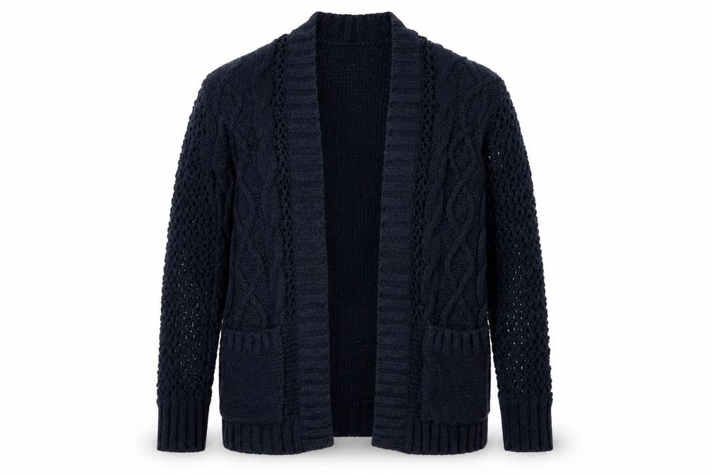 Marks & Spencer Womens Blue  Knit Cardigan Jumper Size S