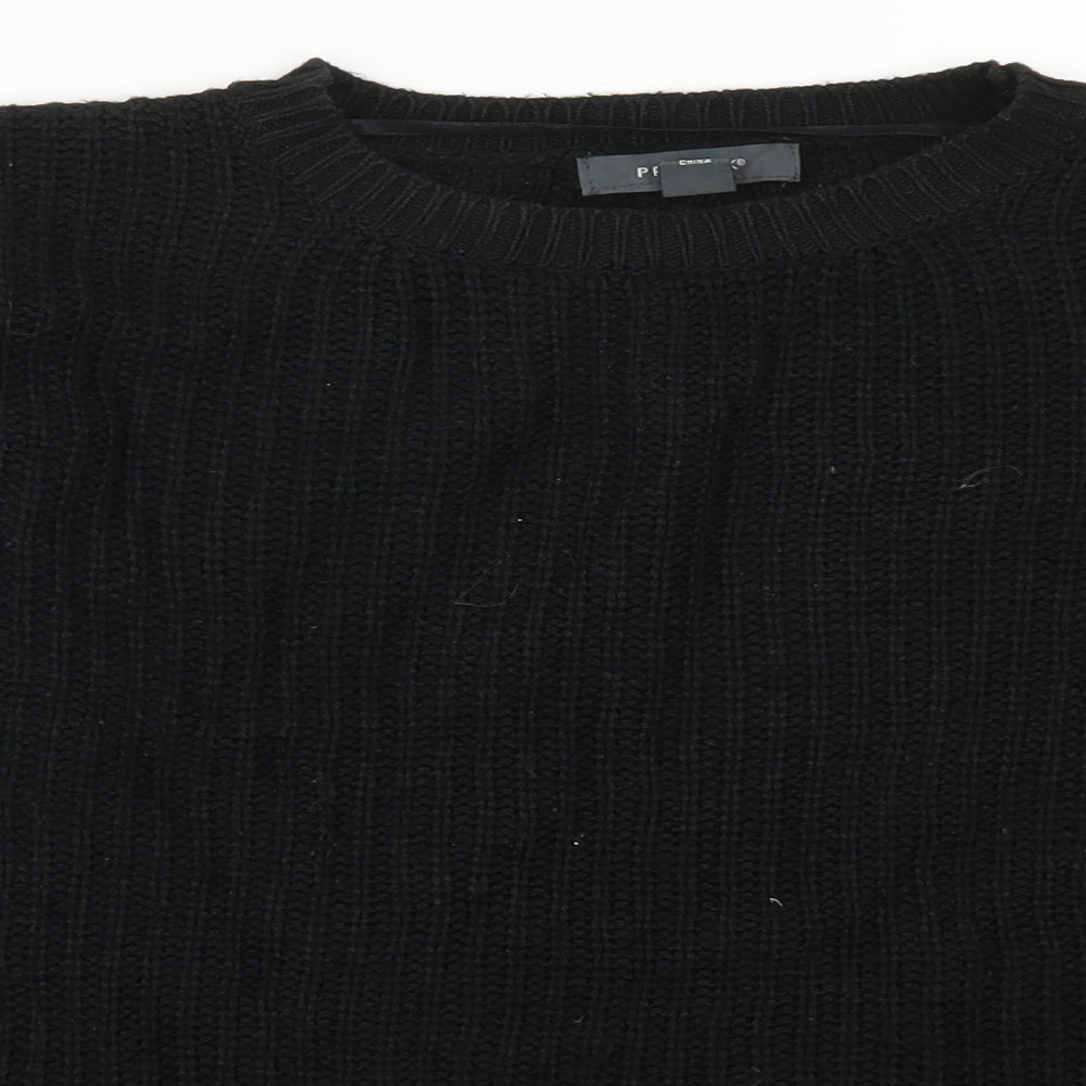Primark Womens Black  Knit Pullover Jumper Size 10