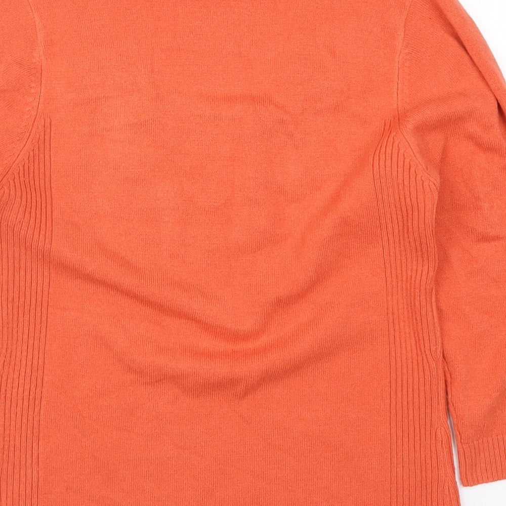 Filati Womens Orange   Pullover Jumper Size M