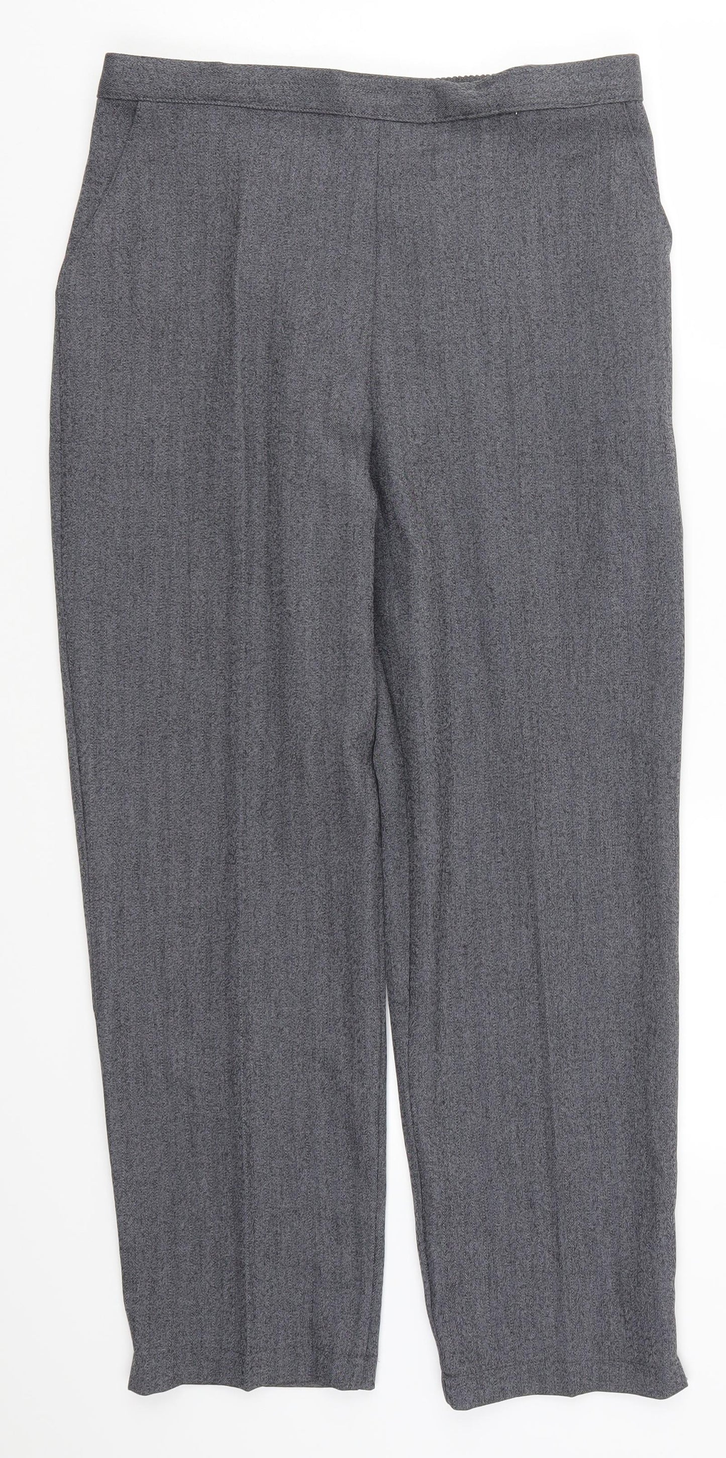 Preworn Womens Grey   Trousers  Size 30 in L27 in