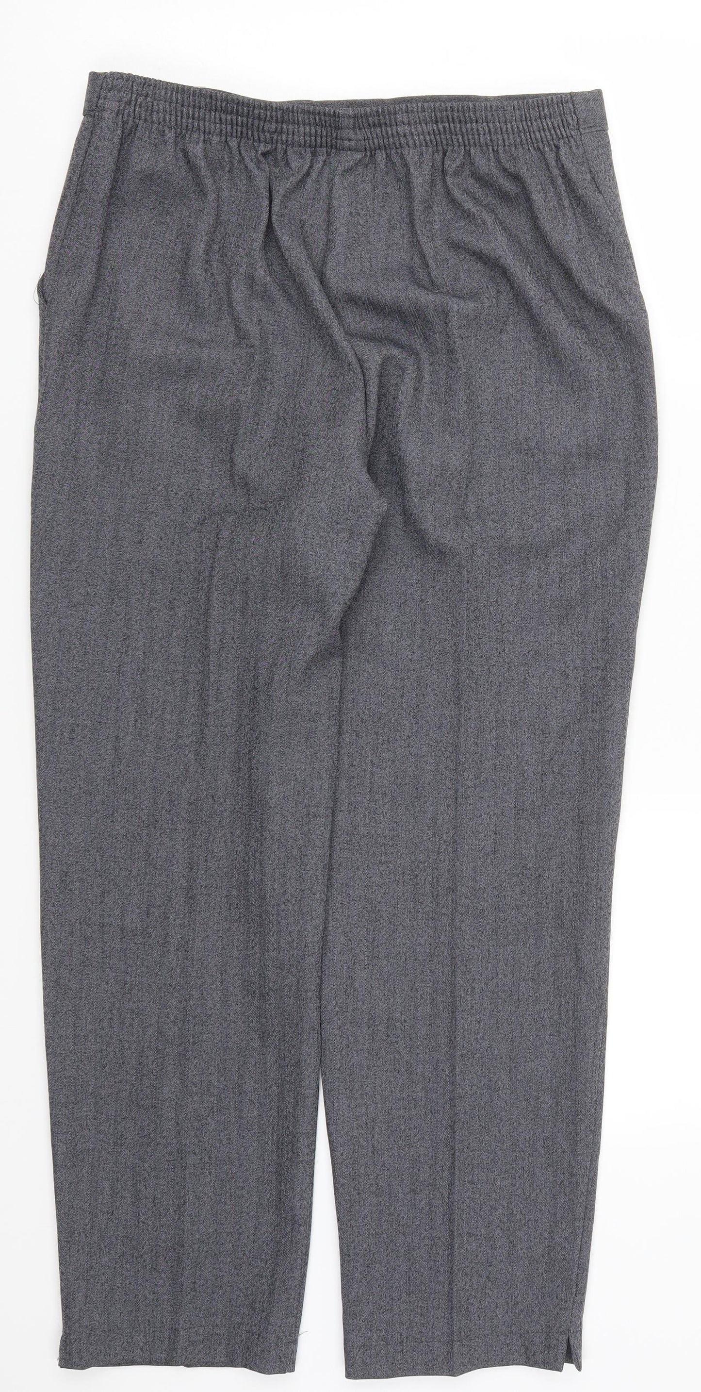 Preworn Womens Grey   Trousers  Size 30 in L27 in