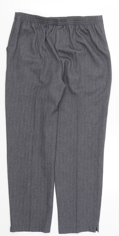 Preworn Womens Grey   Trousers  Size 30 in L27 in