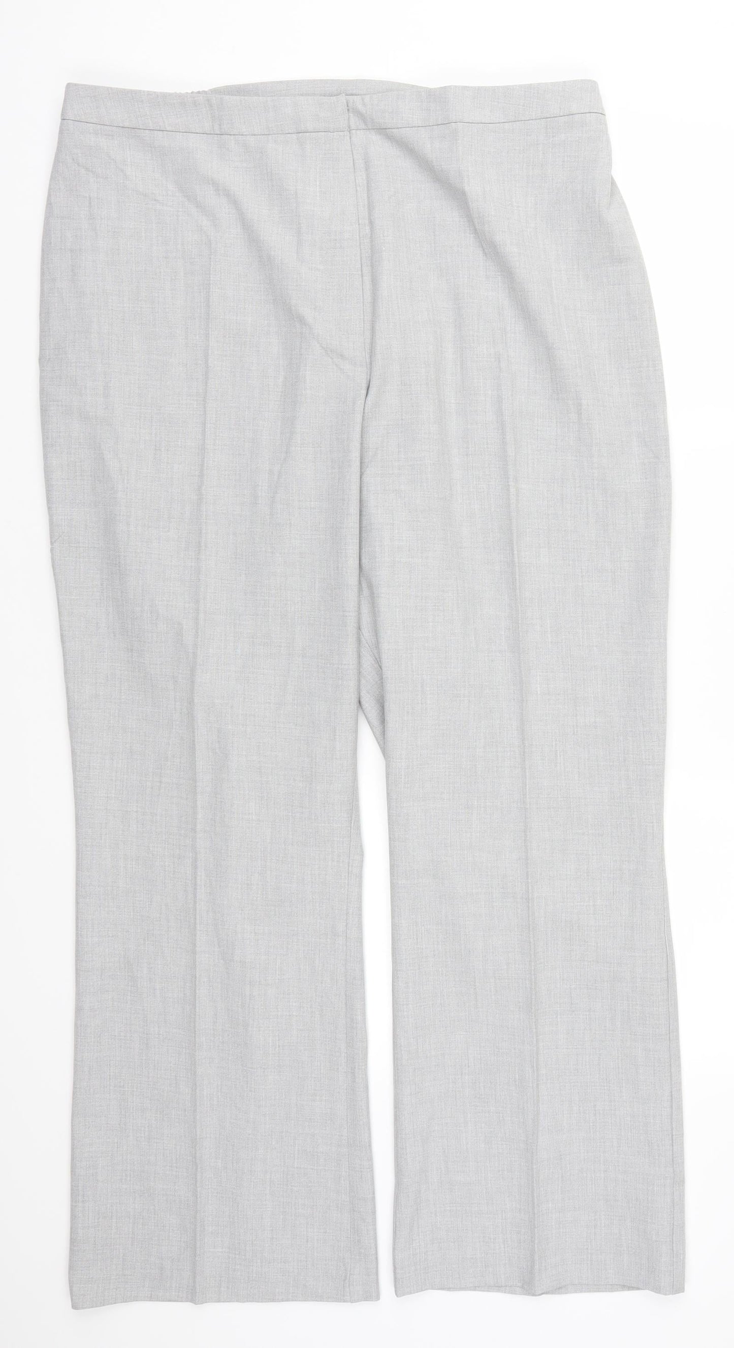 Agenda Womens Grey   Trousers  Size 22 L30 in
