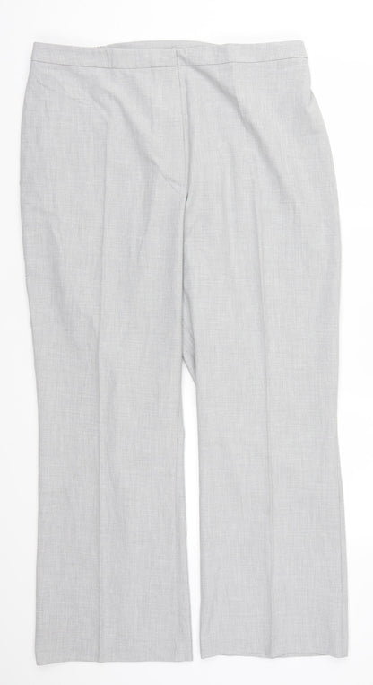 Agenda Womens Grey   Trousers  Size 22 L30 in