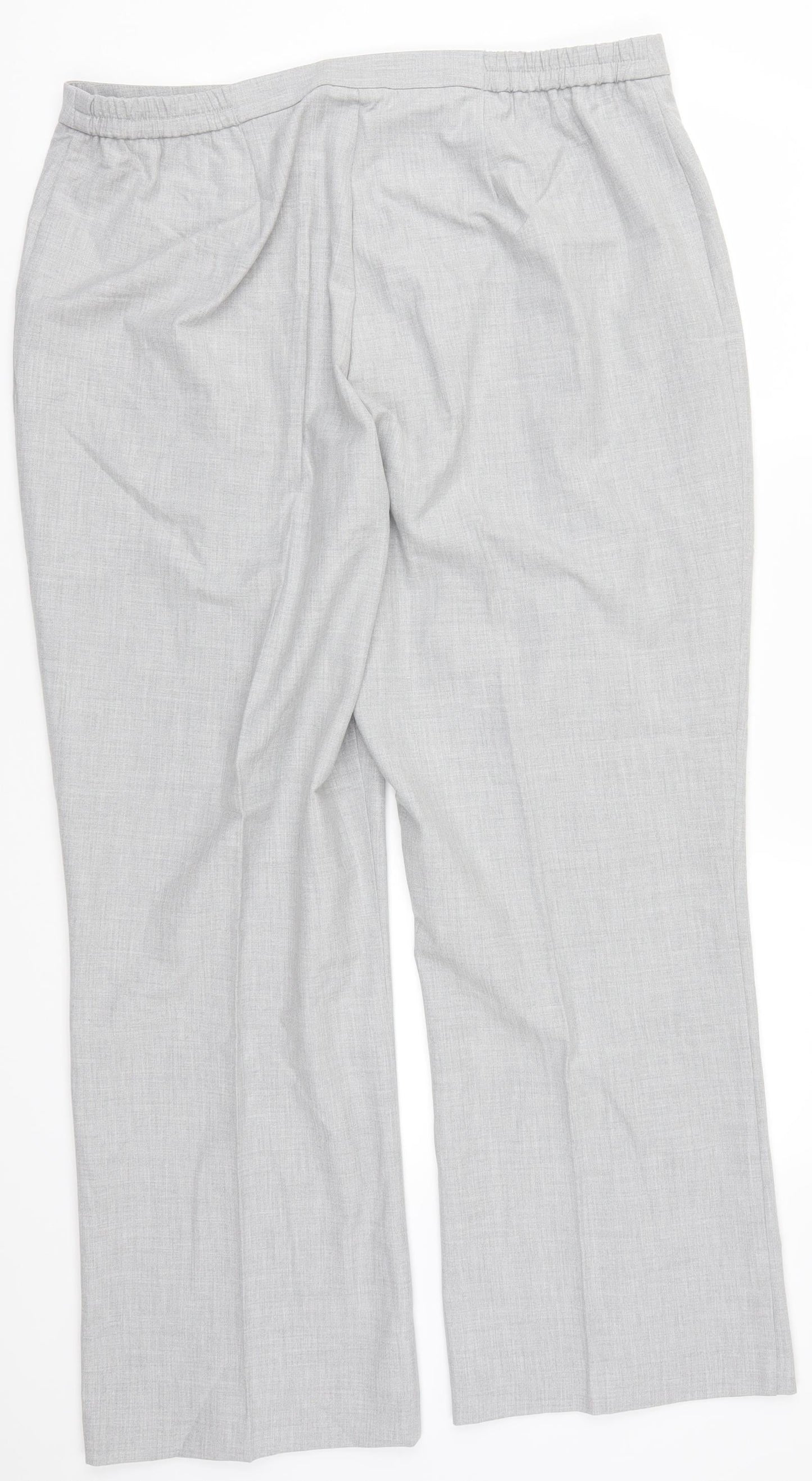 Agenda Womens Grey   Trousers  Size 22 L30 in