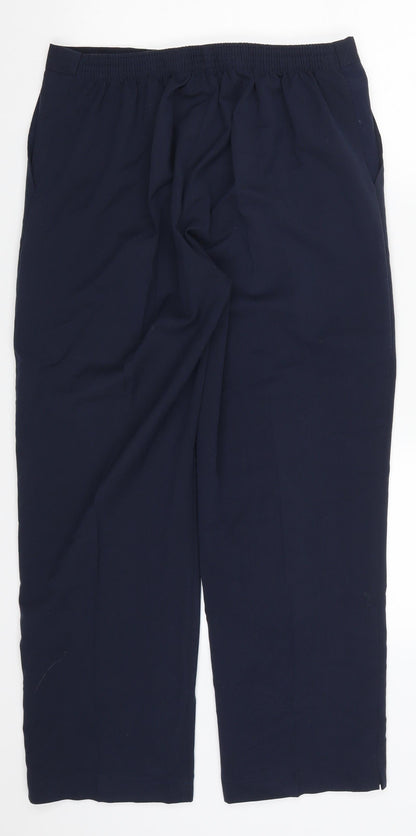 Preworn Womens Blue   Trousers  Size 32 in L26.5 in