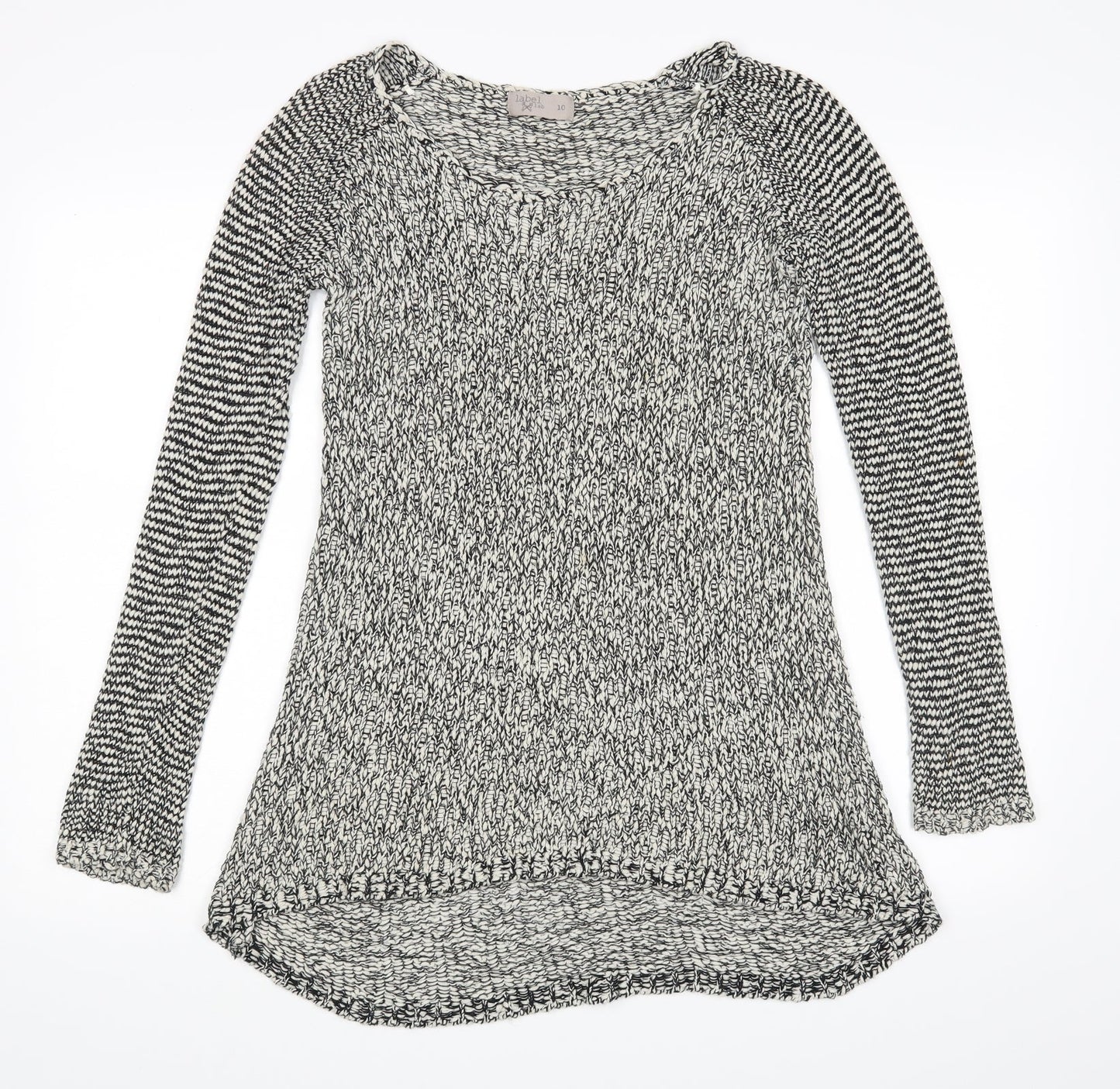 Label Lab Womens Black   Pullover Jumper Size 10