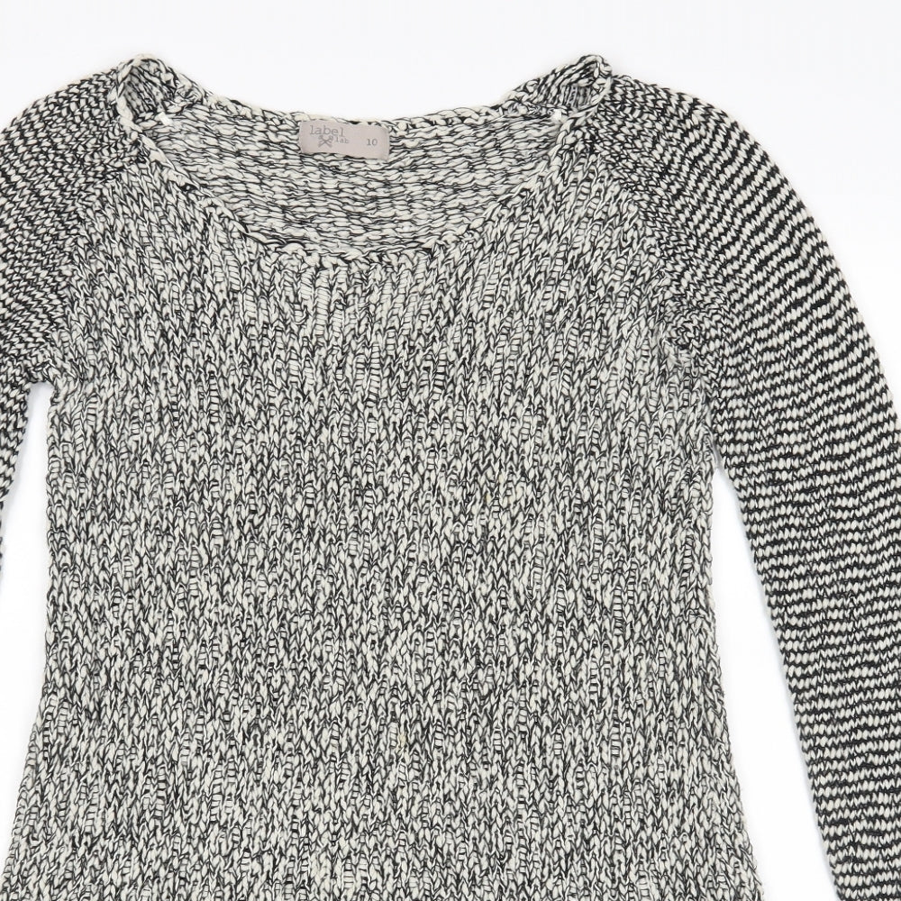 Label Lab Womens Black   Pullover Jumper Size 10