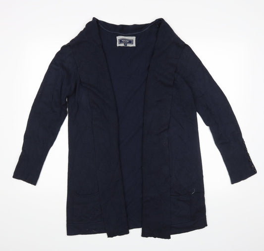Maine Womens Blue   Wrap Jumper Size 16